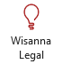 Wisanna Legal button in Word ribbon